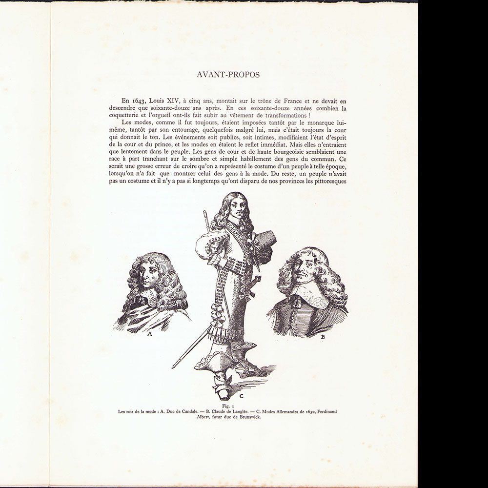 Maurice Leloir - Histoire du costume de l'antiquité à 1914, Réunion des 5 tomes (1933-1938)