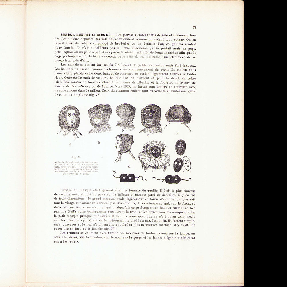Maurice Leloir - Histoire du costume de l'antiquité à 1914, Réunion des 5 tomes (1933-1938)