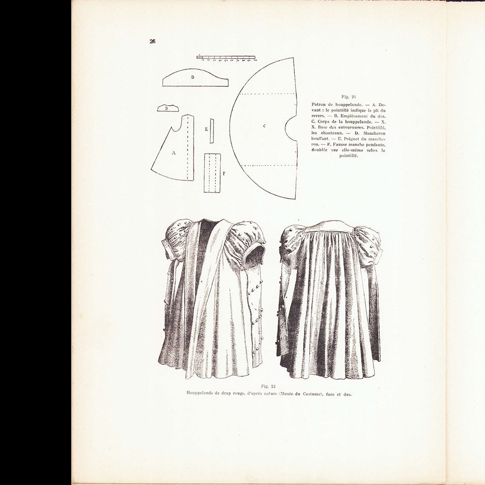 Maurice Leloir - Histoire du costume de l'antiquité à 1914, Réunion des 5 tomes (1933-1938)