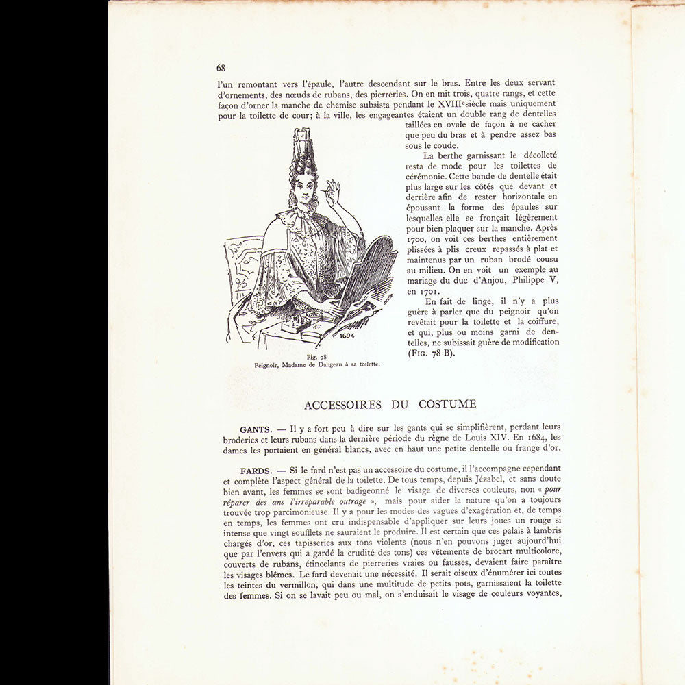 Maurice Leloir - Histoire du costume de l'antiquité à 1914, Réunion des 5 tomes (1933-1938)