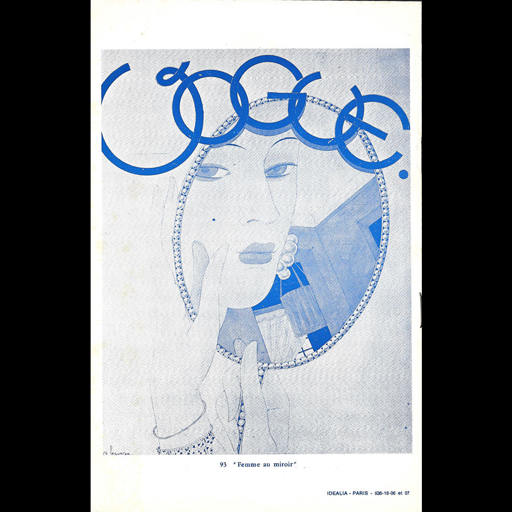 L'Art et la Mode : Georges Lepape 1882-1971, catalogue de vente de l'étude Robert (1971)