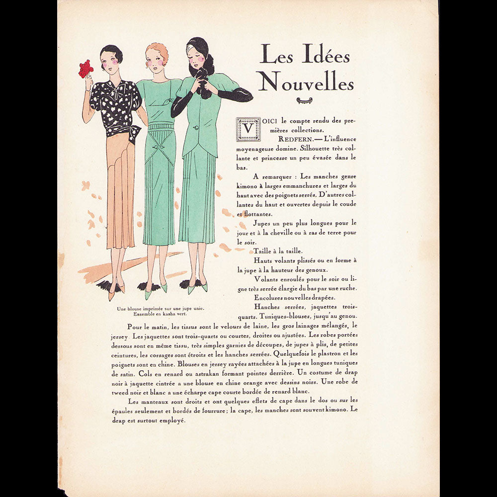 Les Idées Nouvelles de la Mode et des Arts, n°8, circa 1925-1930