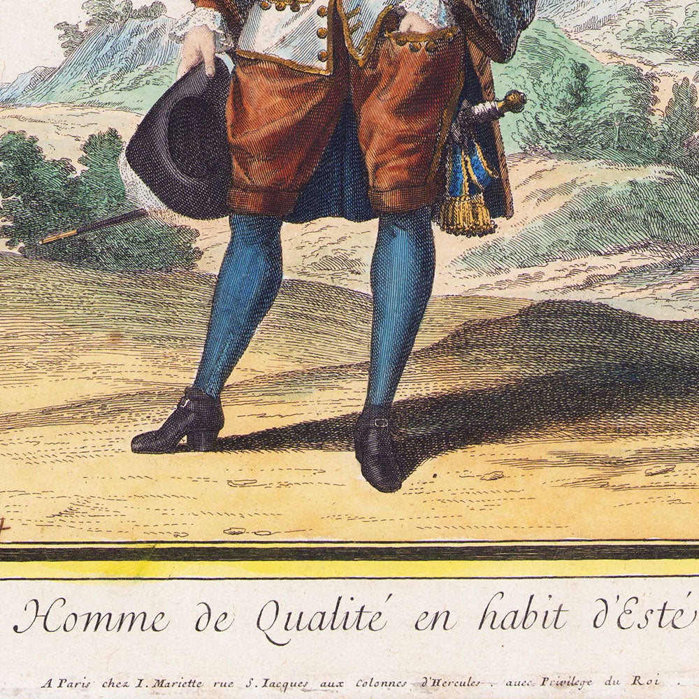 Mariette - Homme de Qualité en Habit d'Esté (circa 1690-1710)