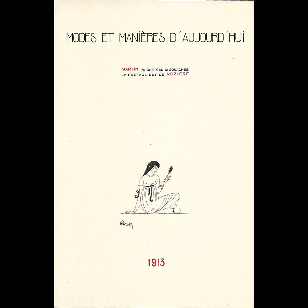 Modes et Manières d'aujourd'hui, par Charles Martin (1913)