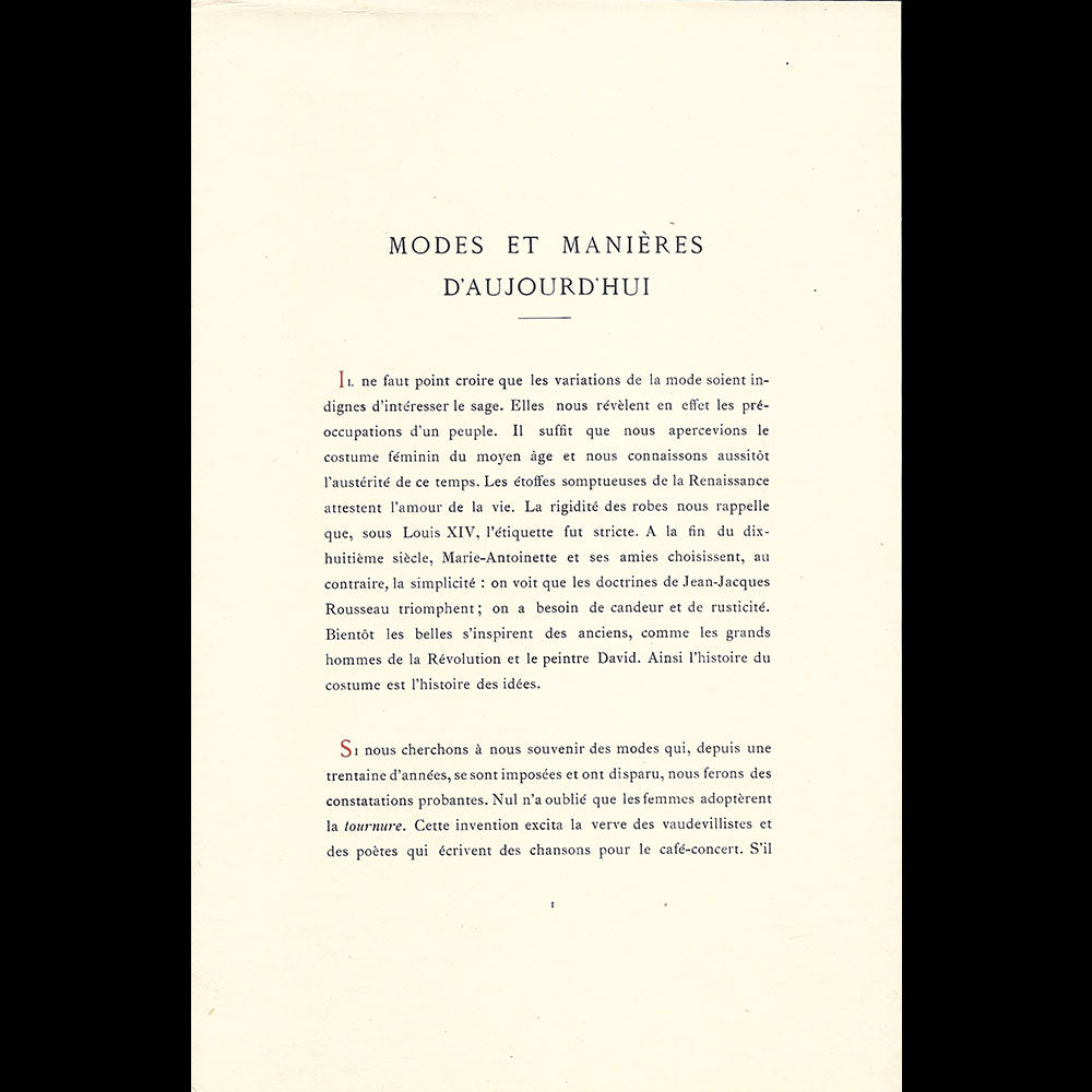 Modes et Manières d'aujourd'hui, par Charles Martin (1913)