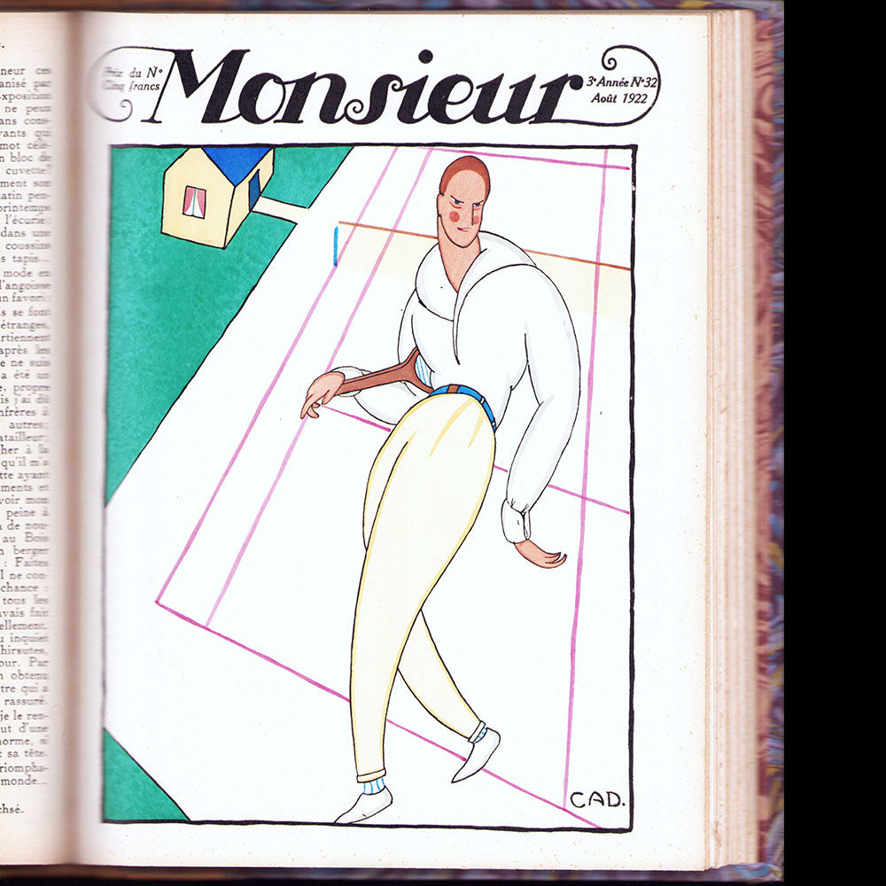 Monsieur, Revue des élégances - Réunion des 12 livraisons de janvier à décembre 1922
