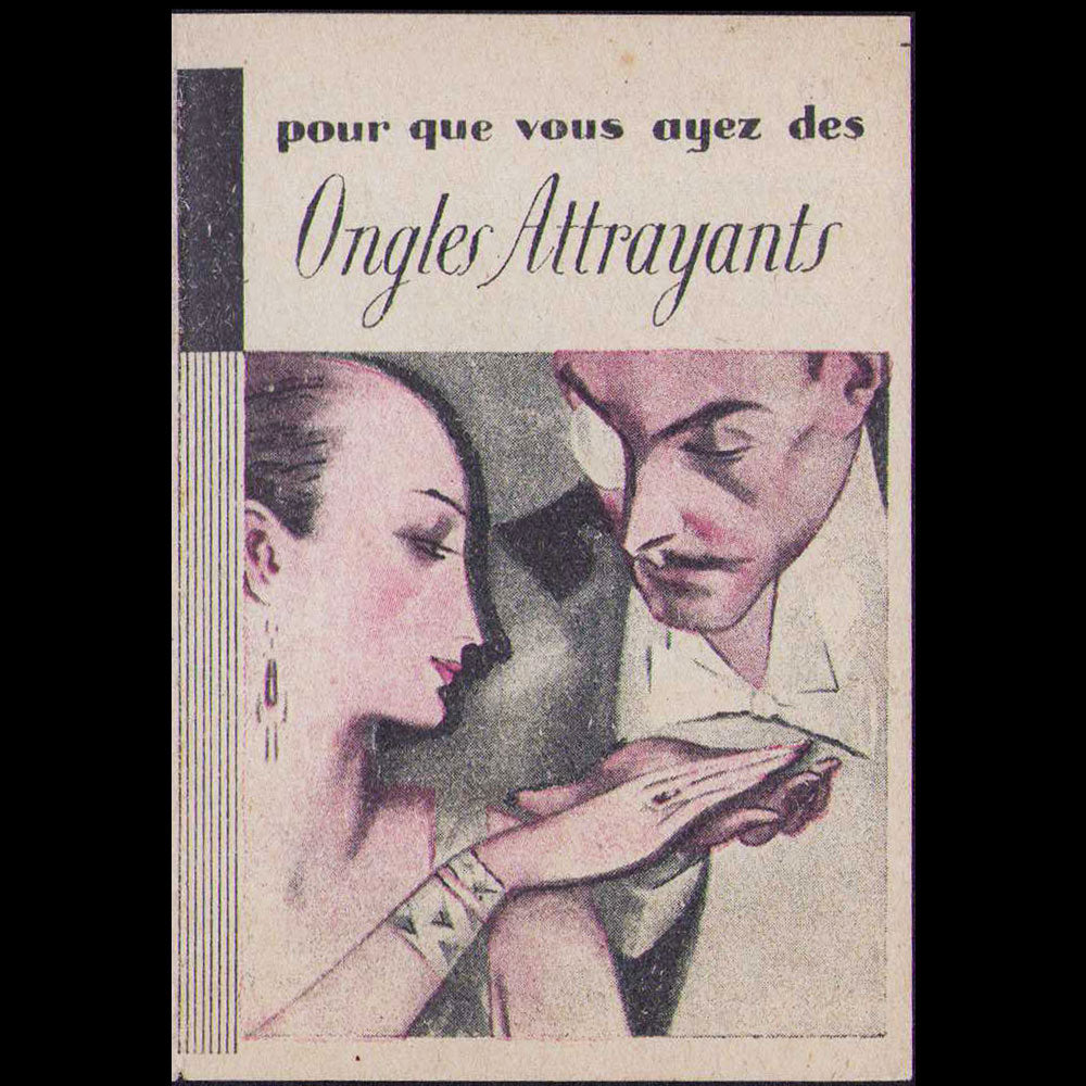 Northam Warren - Cutex, Pour que vous ayez des ongles attrayants, document publicitaire illustré (1930s)