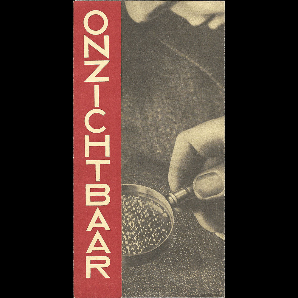 Onzichtbaar - Document publicitaire (1930-1940s)