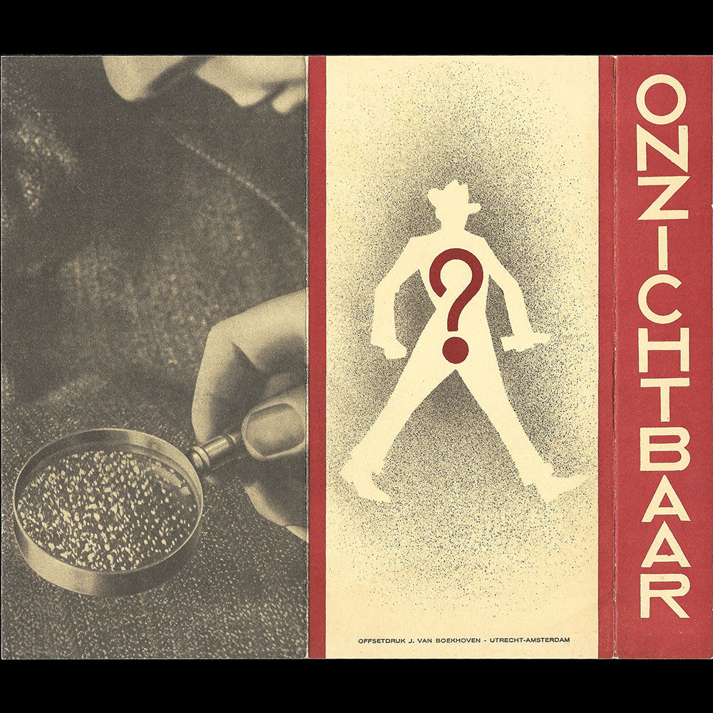 Onzichtbaar - Document publicitaire (1930-1940s)