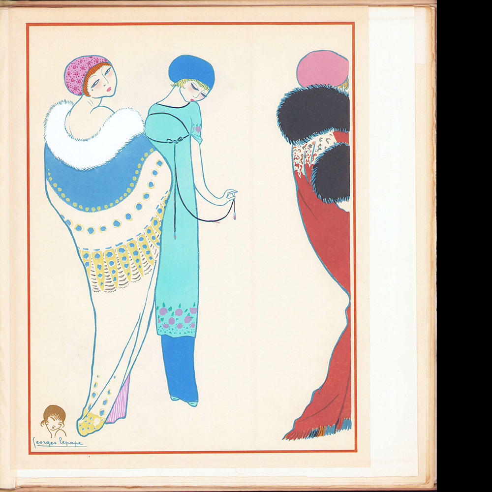 Poiret - Les Choses de Paul Poiret vues par Georges Lepape, avec envois autographes signés de Paul Poiret et Georges Lepape (1911)