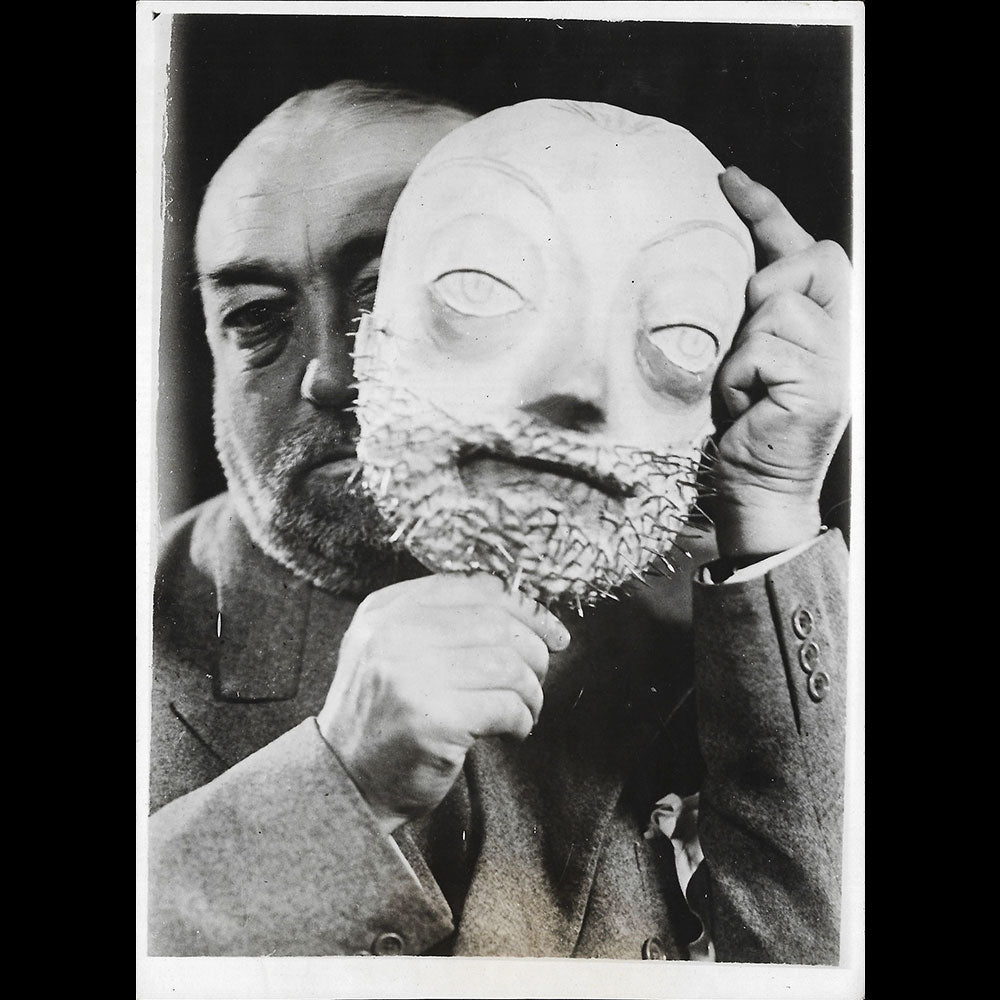 Poiret - Der Bart aus Nägeln, portrait au masque de Goursat (1931)