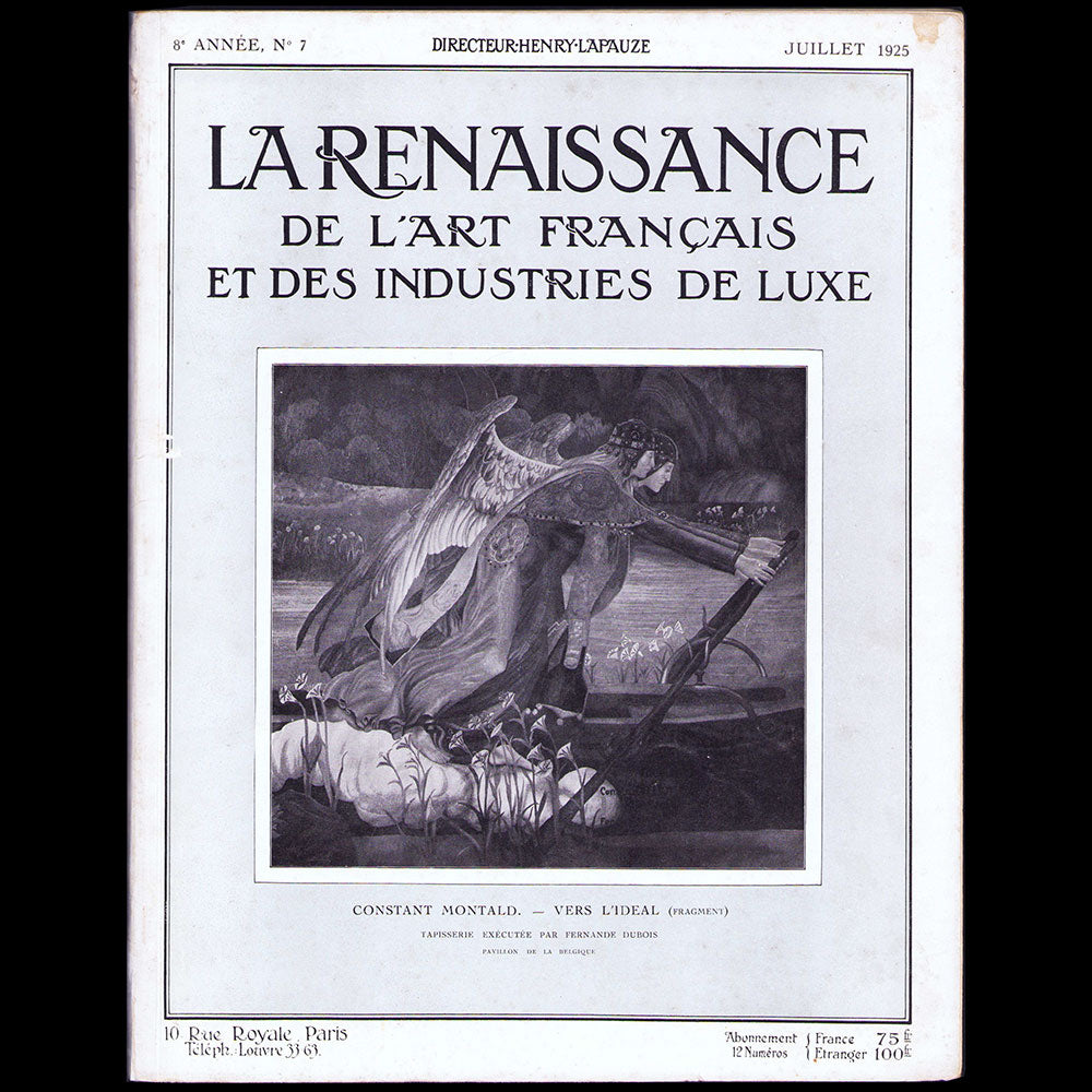La Renaissance de l'Art Français et des Industries du Luxe (juillet 1925) - pavillon de l'Elégance