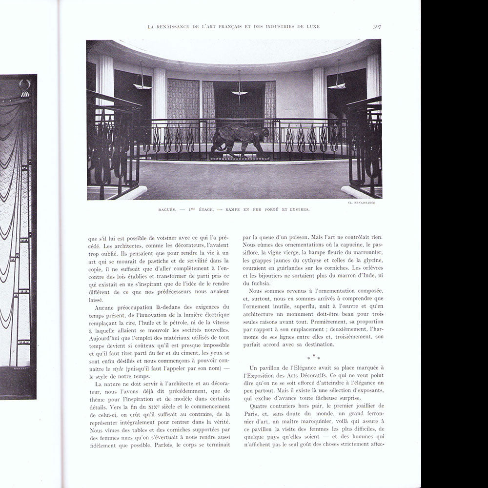 La Renaissance de l'Art Français et des Industries du Luxe (juillet 1925) - pavillon de l'Elégance