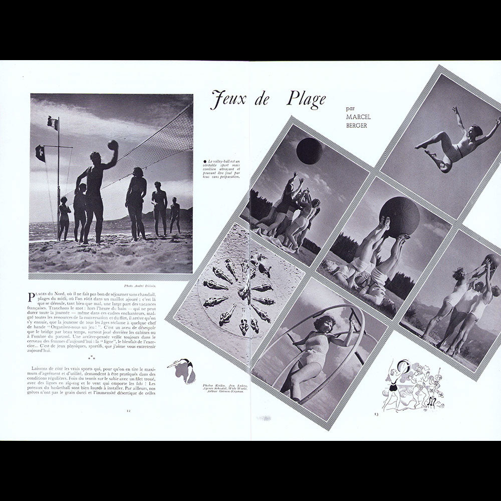 Rester Jeune, août 1936, couverture de Dora Maar