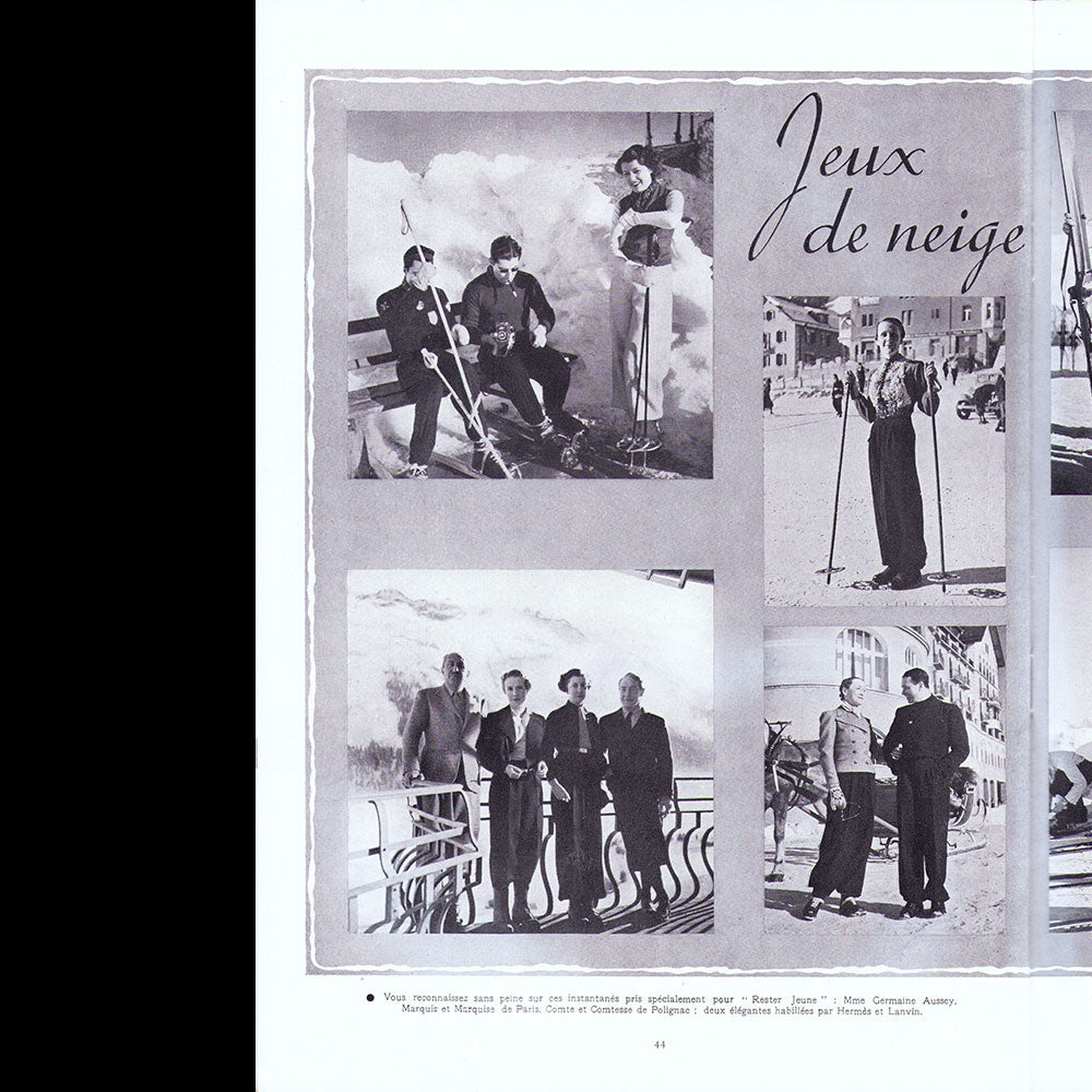 Rester Jeune, février 1937