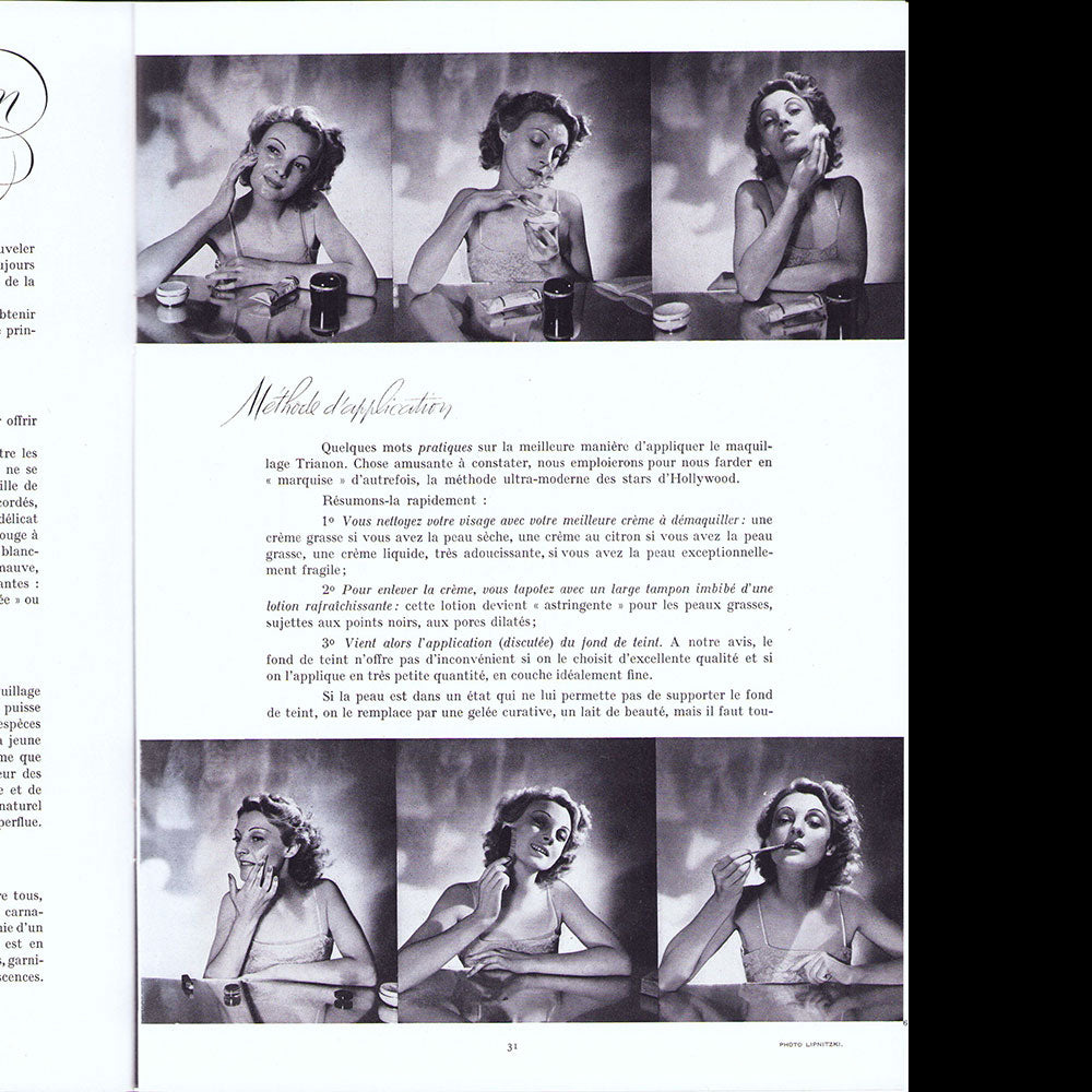 Rester Jeune, novembre 1937