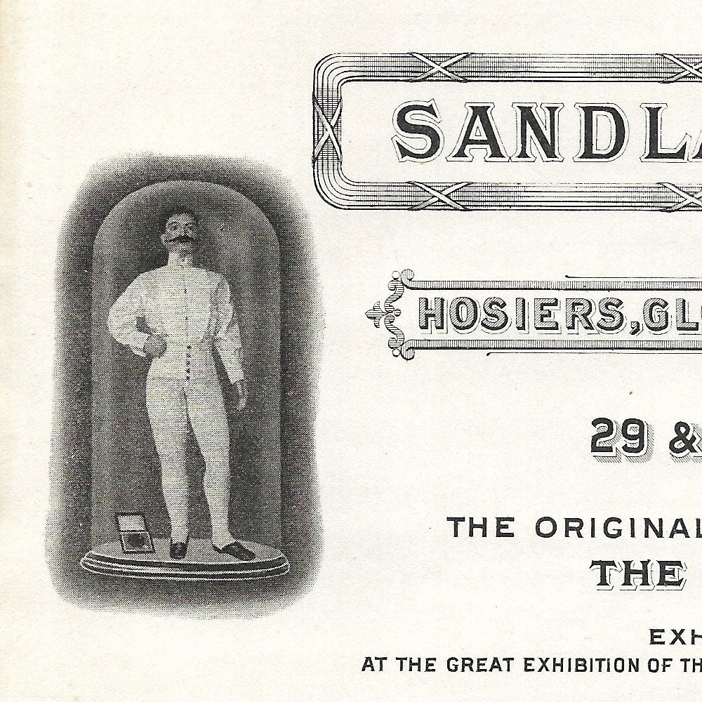 Sandman & Crane - Facture du chemisier, 29 & 31 Piccadilly London (1915)