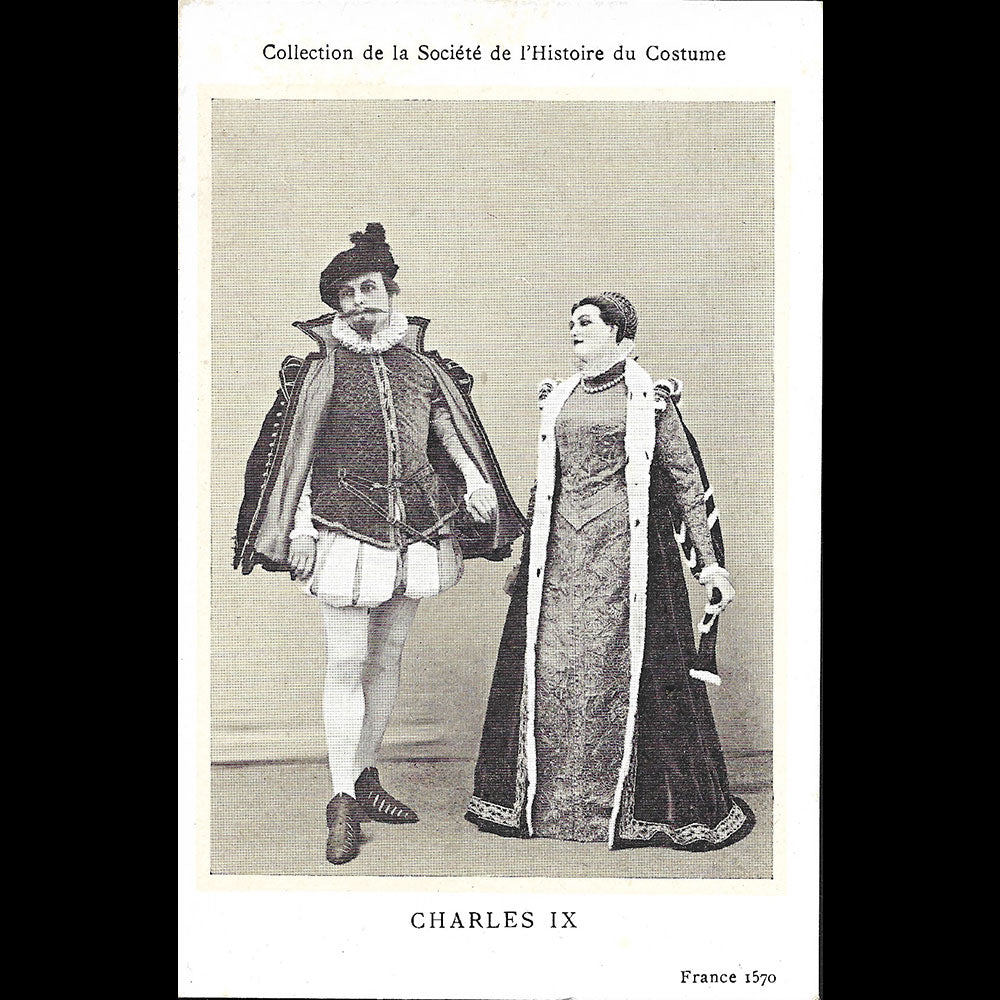 Collection de la Société de l'Histoire du Costume - Réunion de 10 cartes postales (1920s)