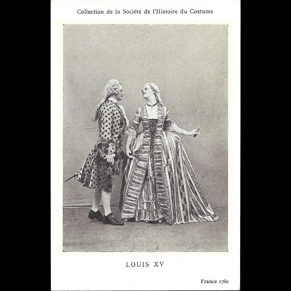 Collection de la Société de l'Histoire du Costume - Réunion de 10 cartes postales (1920s)