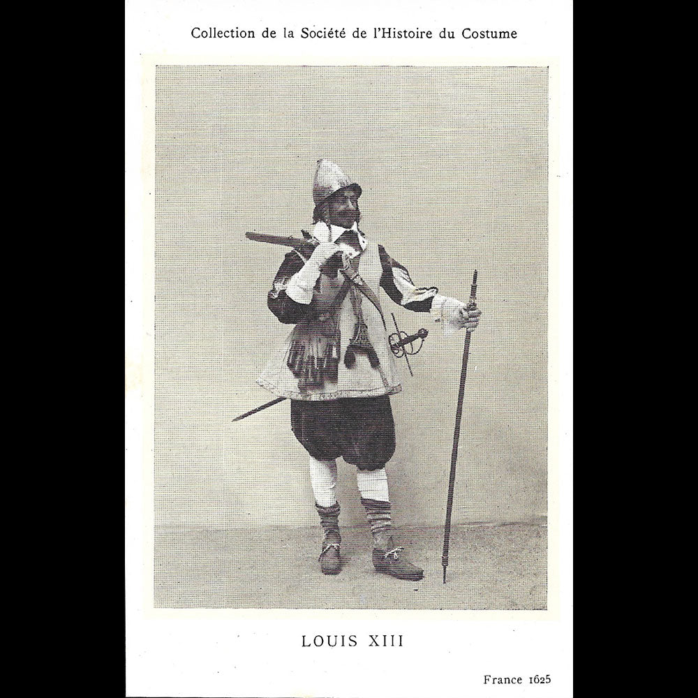 Collection de la Société de l'Histoire du Costume - Réunion de 10 cartes postales (1920s)