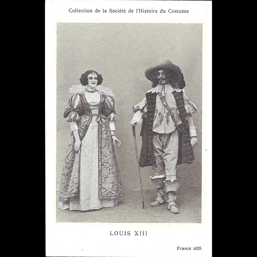 Collection de la Société de l'Histoire du Costume - Réunion de 10 cartes postales (1920s)