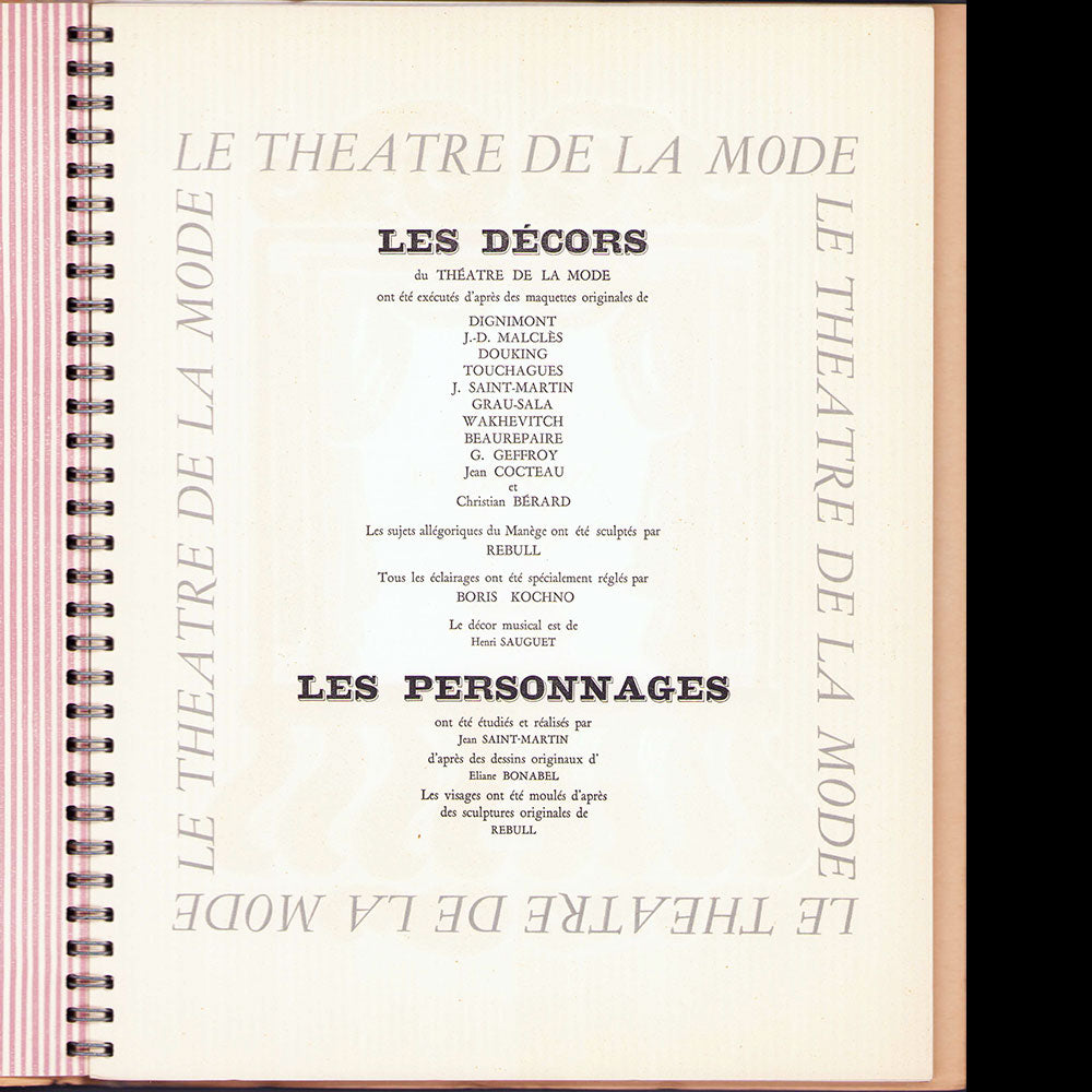 Le Théâtre de la Mode - Catalogue de l'exposition de Paris (1945)