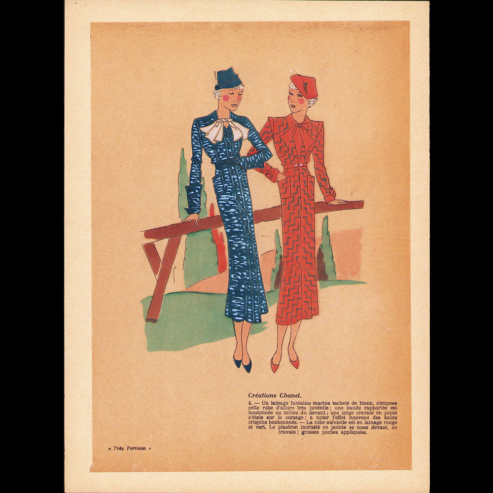 Très Parisien - Réunion de 10 des 11 numéros de l'année 1934