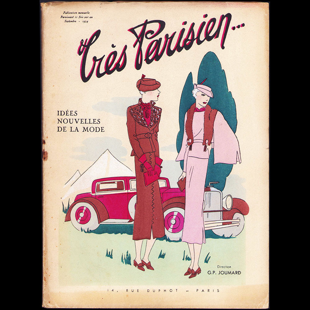 Très Parisien - Réunion de 10 des 11 numéros de l'année 1934