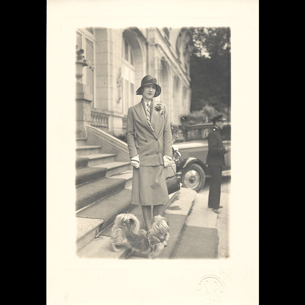 René Stra - Réunion de 2 portraits de Dolly Van Dongen (1920s)