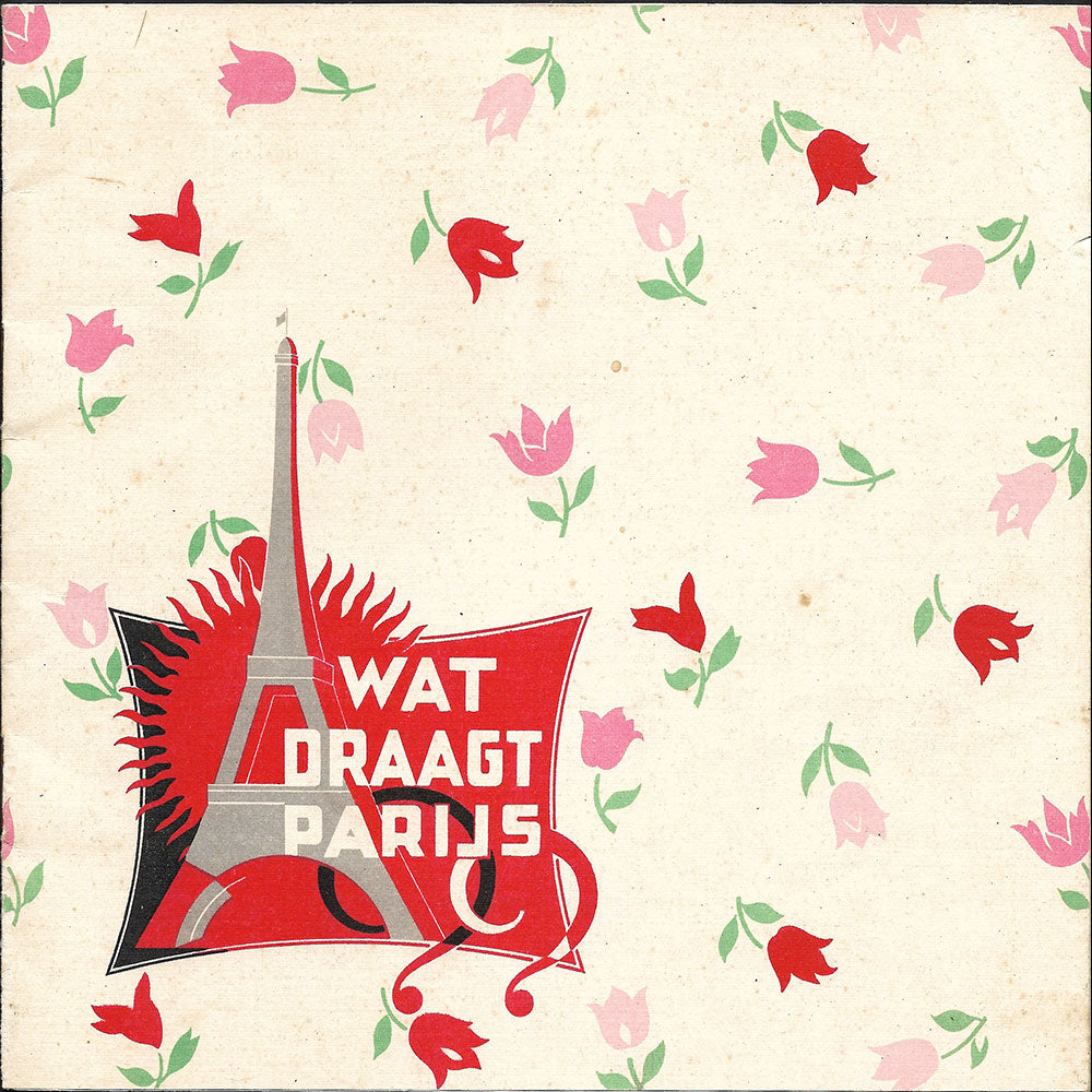 Vlisco - Wat draagt Parijs? - Document publicitaire par Cosette Vogel (1929)