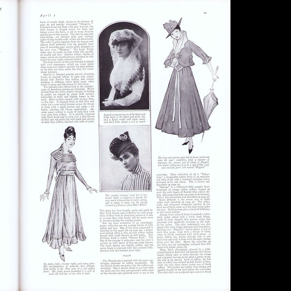 Vogue US (1st April 1915), couverture de Helen Dryden