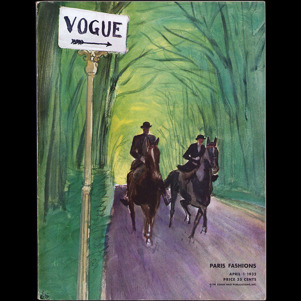 Vogue US (1st April 1932), couverture d'Eric