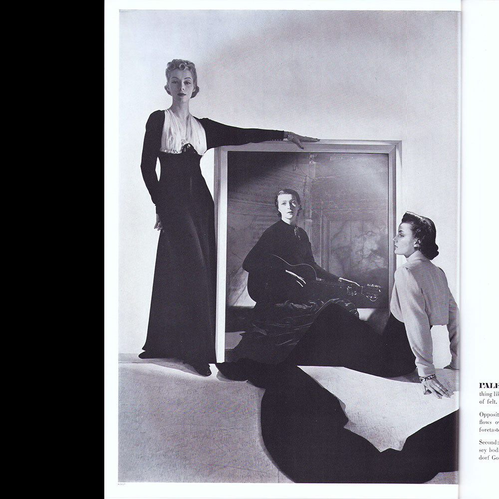 Vogue US (February 15th 1938), couverture de Horst P. Horst