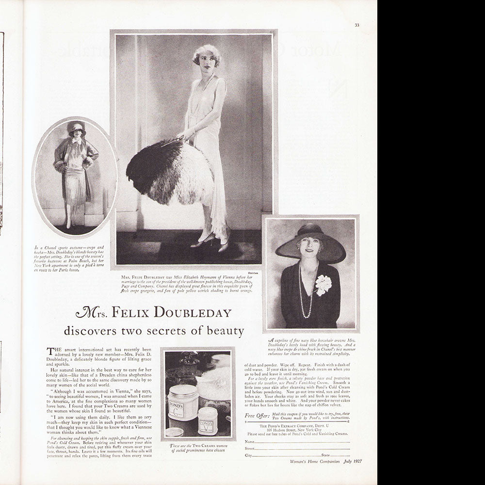 Woman's Home Companion (July 1927) - What Your Type Should wear by Paul Poiret