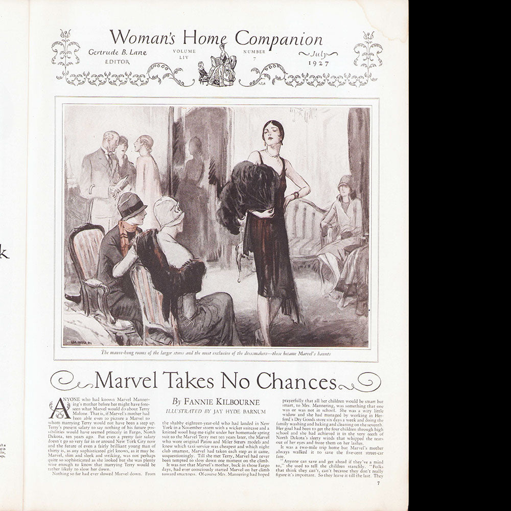 Woman's Home Companion (July 1927) - What Your Type Should wear by Paul Poiret