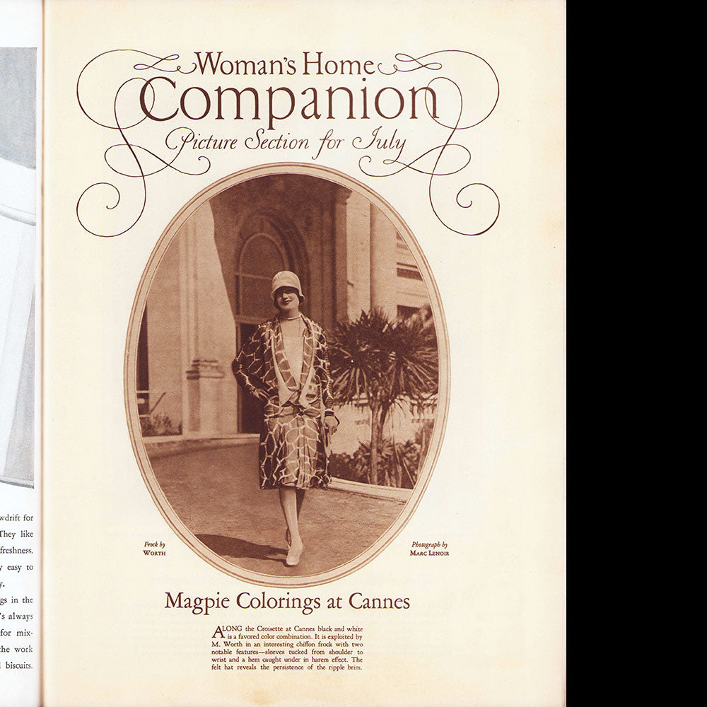 Woman's Home Companion (July 1927) - What Your Type Should wear by Paul Poiret