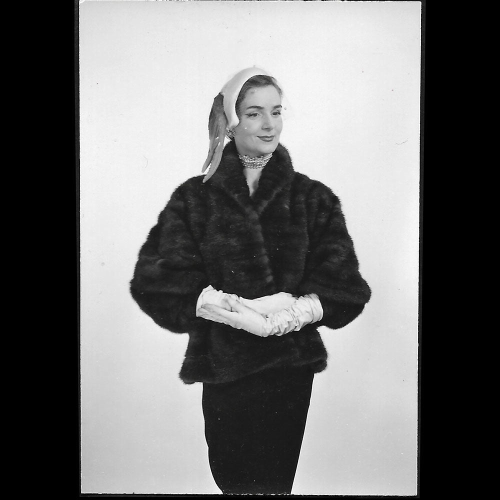 Worth - Paletot en vison (1950s)