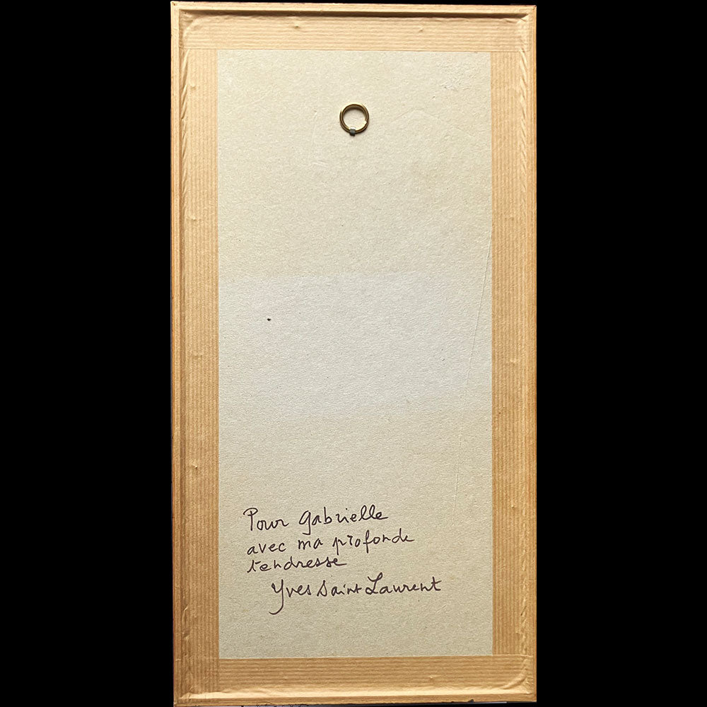 Yves Saint-Laurent - Elégante au chapeau Vogue, Figaro, Officiel, Harper's, Look (1950s)