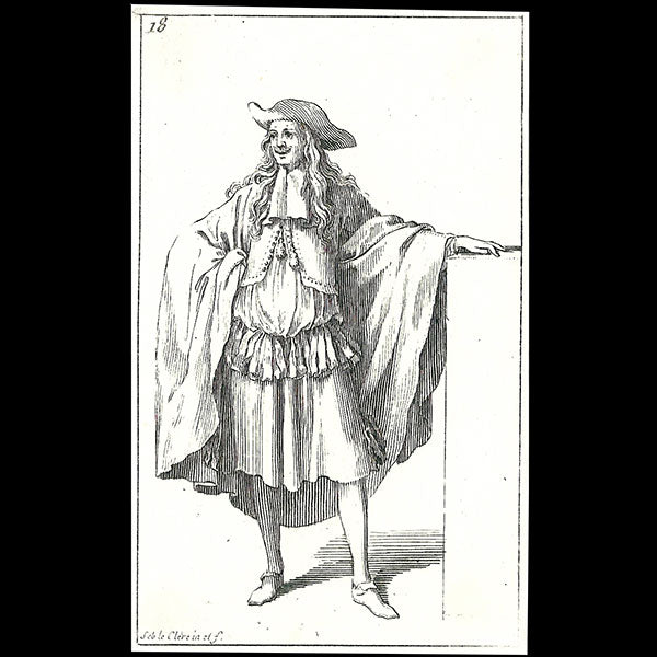 Divers costumes français du règne de Louis XIV d'après Sebastien Leclerc (XIXème siècle)