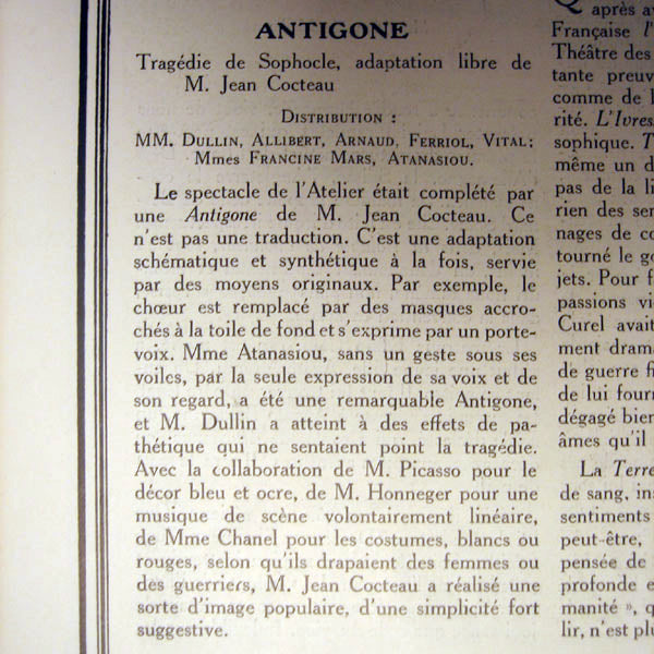 Le Théâtre et Comoedia Illustré (janvier 1923)