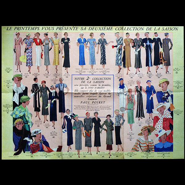 Au Printemps, 2ème collection de la saison Printemps-Eté 1933 par Paul Poiret