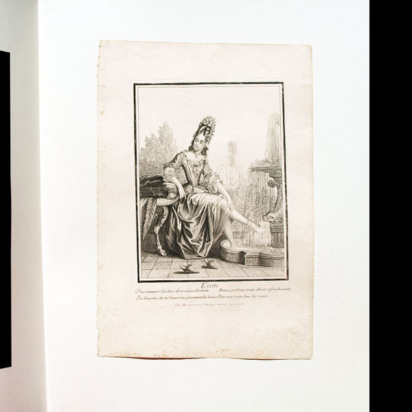 L'eau, gravure de Bonnart (circa 1690-1700)