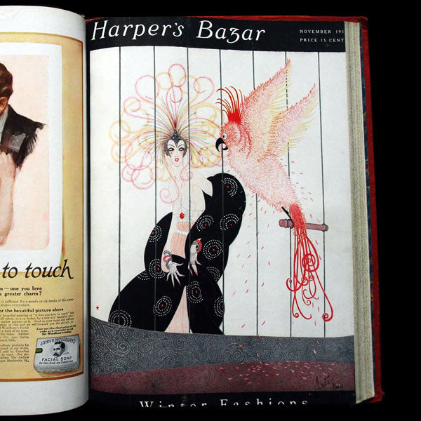 Harper's Bazaar, onze numéros de l'année 1915, exemplaire de la bibliothèque d'Erté