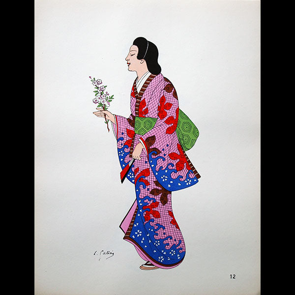 Costumes Japonais et Indonésiens, par Emile Gallois (circa 1950)