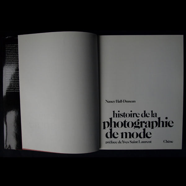 Hall Duncan - Histoire de la Photographie de Mode (1978)