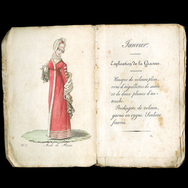 Journal des Dames et des Modes - Annuaire des modes de Paris, illustrations d'Horace Vernet (1814)