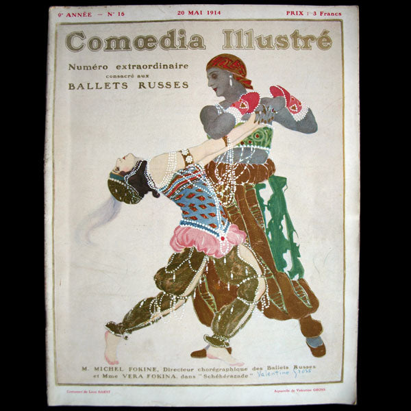 Comoedia illustré, réunion des 135 numéros du 15 décembre 1908 au 5 août 1914