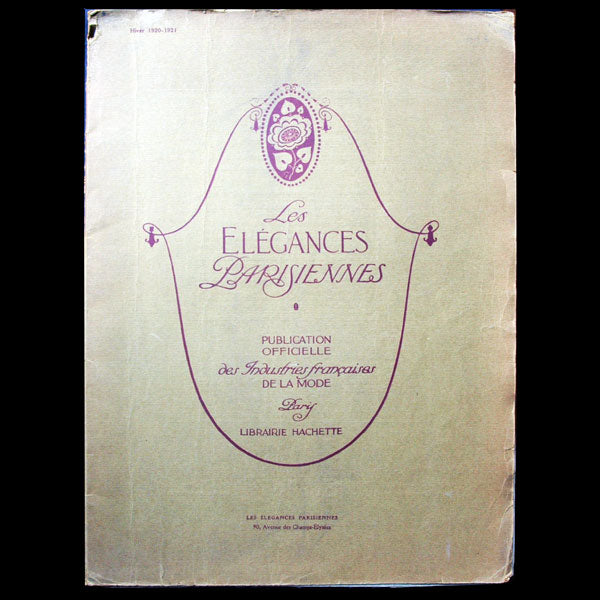 Les Elégances Parisiennes, publication officielle des industries françaises de la mode, hiver 1920-1921, n°2