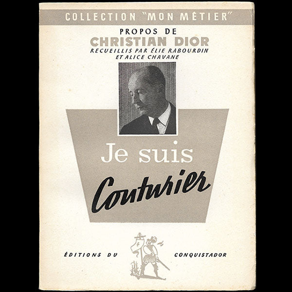 Je suis couturier, propos de Christian Dior, exemplaire non coupé (1951)