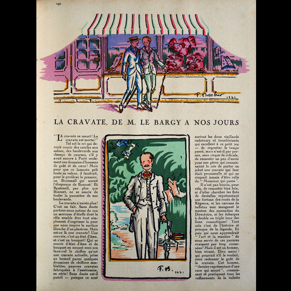 Monsieur, Revue des élégances, n20 (1921, août)